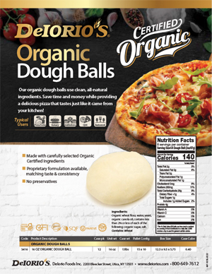 Organic Dough Balls