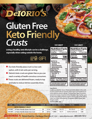Gluten Free Keto Friendly Crusts