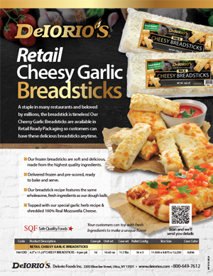 Retail Cheesy Garlic Breadsticks