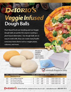 Veggie Infused Dough Balls