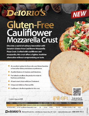 Gluten-Free Cauliflower Mozzarella Crust